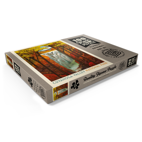 Darstellung des Puzzle Motivs Cuyahoga Valley National Park: Autumn splendor, vintage poster - Puzzleteile: 100