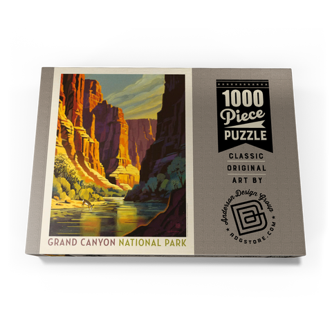 Grand Canyon National Park: Refreshing Shade, Vintage Poster 1000 Puzzle Schachtel Ansicht3