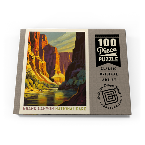 Grand Canyon National Park: Refreshing Shade, Vintage Poster 100 Puzzle Schachtel Ansicht3