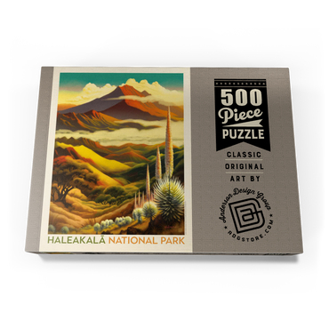 Haleakalā National Park: Above The Clouds, Vintage Poster 500 Puzzle Schachtel Ansicht3