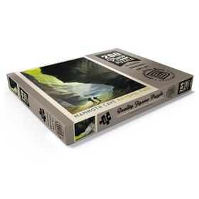 Darstellung des Puzzle Motivs Mammoth Cave National Park: The Light Of Day, Vintage Poster - Puzzleteile: 200