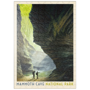 puzzleplate Mammoth Cave National Park: The Light Of Day, Vintage Poster 200 Puzzle