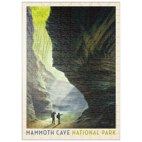 puzzleplate Mammoth Cave National Park: The Light Of Day, Vintage Poster 200 Puzzle