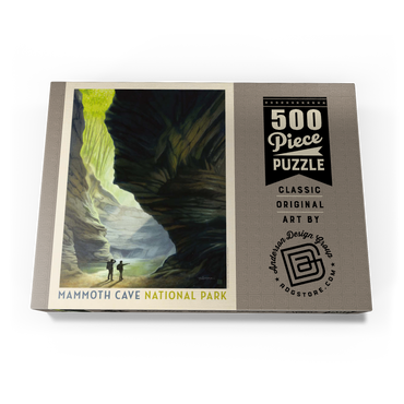 Mammoth Cave National Park: The Light Of Day, Vintage Poster 500 Puzzle Schachtel Ansicht3