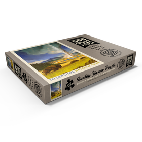 Alternative Darstellung des Puzzle-Motivs Yellowstone National Park: Wonderland, Vintage Poster – Puzzleteile: 500