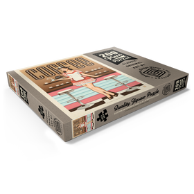 Darstellung des Puzzle Motivs Coffee: Classic American Diner, Vintage Poster - Puzzleteile: 200