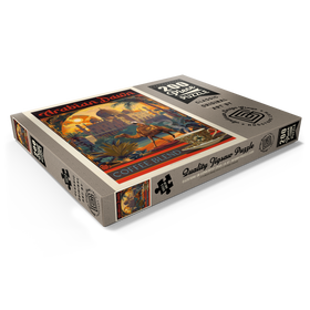 Darstellung des Puzzle Motivs Arabian Dawn Coffee Blend, Vintage Poster - Puzzleteile: 200