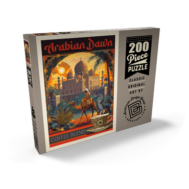 Arabian Dawn Coffee Blend, Vintage Poster 200 Puzzle Schachtel Ansicht2