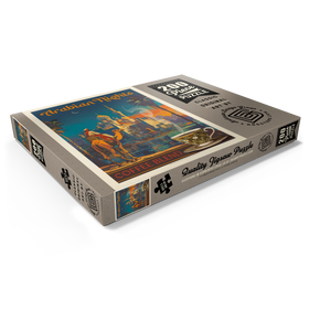 Darstellung des Puzzle Motivs Arabian Nights Coffee Blend, Vintage Poster - Puzzleteile: 200