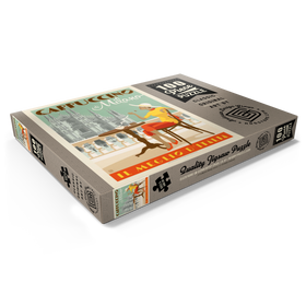 Darstellung des Puzzle Motivs Cappuccino di Milano, Vintage Poster - Puzzleteile: 100