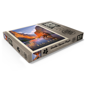 Darstellung des Puzzle Motivs Big Bend National Park: Made In The Shade, Vintage Poster - Puzzleteile: 100