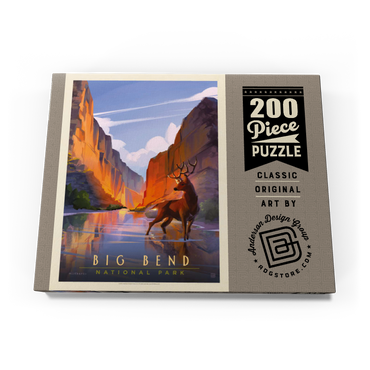 Big Bend National Park: Made In The Shade, Vintage Poster 200 Puzzle Schachtel Ansicht3