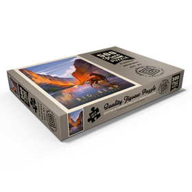 Darstellung des Puzzle Motivs Big Bend National Park: Made In The Shade, Vintage Poster - Puzzleteile: 500