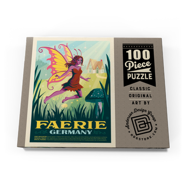 Mythical Creatures: Faerie (Germany), Vintage Poster 100 Puzzle Schachtel Ansicht3