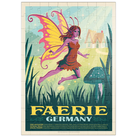 Darstellung des Puzzle Motivs Mythical Creatures: Faerie (Germany), Vintage Poster - Puzzleteile: 100