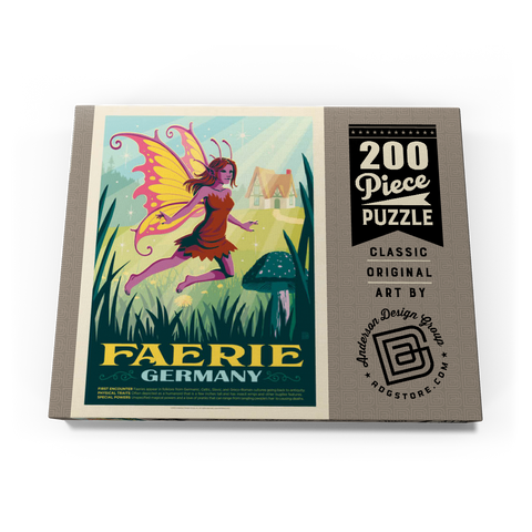 Mythical Creatures: Faerie (Germany), Vintage Poster 200 Puzzle Schachtel Ansicht3