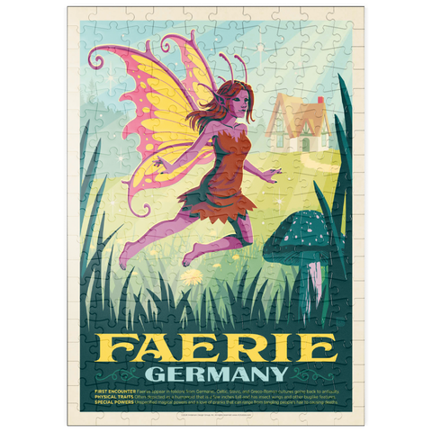 puzzleplate Mythical Creatures: Faerie (Germany), Vintage Poster 200 Puzzle