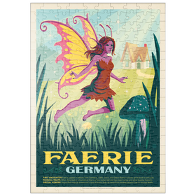 Darstellung des Puzzle Motivs Mythical Creatures: Faerie (Germany), Vintage Poster - Puzzleteile: 200