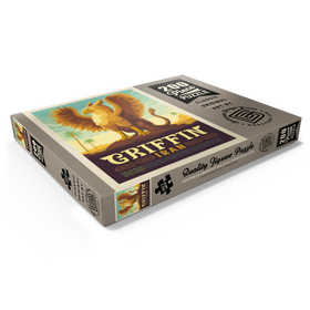 Darstellung des Puzzle Motivs Mythical Creatures: Griffin (Iran), Vintage Poster - Puzzleteile: 200