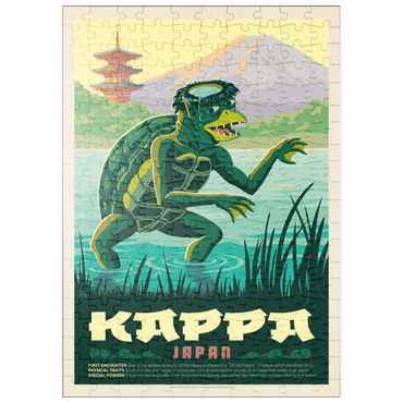 puzzleplate Mythical Creatures: Kappa (Japan), Vintage Poster 200 Puzzle