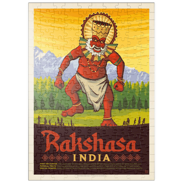 puzzleplate Mythical Creatures: Rakshasa (India), Vintage Poster 200 Puzzle