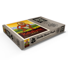 Darstellung des Puzzle Motivs Mythical Creatures: Rakshasa (India), Vintage Poster - Puzzleteile: 500