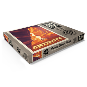 Darstellung des Puzzle Motivs Antelope Canyon, Arizona, Vintage Poster - Puzzleteile: 200