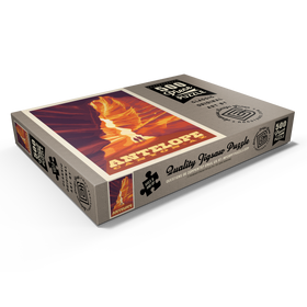 Darstellung des Puzzle Motivs Antelope Canyon, Arizona, Vintage Poster - Puzzleteile: 500