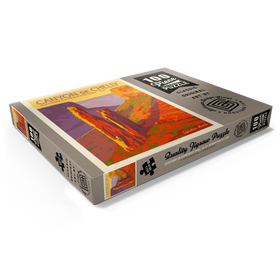 Darstellung des Puzzle Motivs Canyon De Chelly National Monument, Arizona, Vintage Poster - Puzzleteile: 100