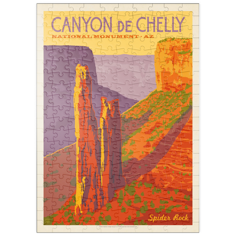 puzzleplate Canyon De Chelly National Monument, Arizona, Vintage Poster 200 Puzzle