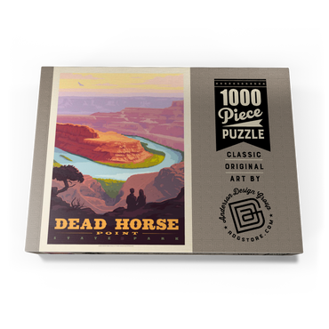 Dead Horse Point State Park, Utah, Vintage Poster 1000 Puzzle Schachtel Ansicht3