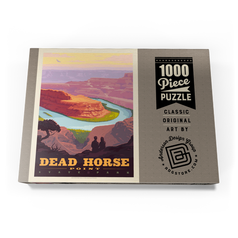 Dead Horse Point State Park, Utah, Vintage Poster 1000 Puzzle Schachtel Ansicht3
