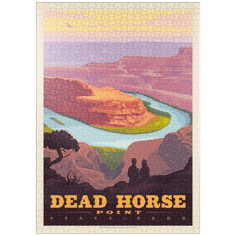puzzleplate Dead Horse Point State Park, Utah, Vintage Poster 1000 Puzzle
