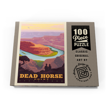 Dead Horse Point State Park, Utah, Vintage Poster 100 Puzzle Schachtel Ansicht3