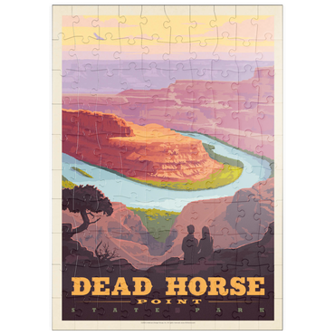 puzzleplate Dead Horse Point State Park, Utah, Vintage Poster 100 Puzzle