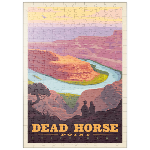 puzzleplate Dead Horse Point State Park, Utah, Vintage Poster 200 Puzzle