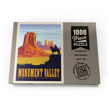Monument Valley: Cowboy Ranger, Vintage Poster 1000 Puzzle Schachtel Ansicht3