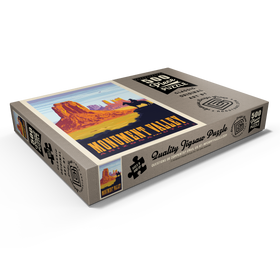 Darstellung des Puzzle Motivs Monument Valley: Cowboy Ranger, Vintage Poster - Puzzleteile: 500