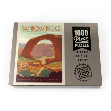 Rainbow Bridge National Monument, Vintage Poster 1000 Puzzle Schachtel Ansicht3