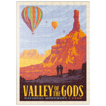 puzzleplate Valley Of The Gods, Utah, Vintage Poster 200 Puzzle