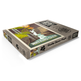 Darstellung des Puzzle Motivs Watkins Glen State Park, New York, Vintage Poster - Puzzleteile: 100