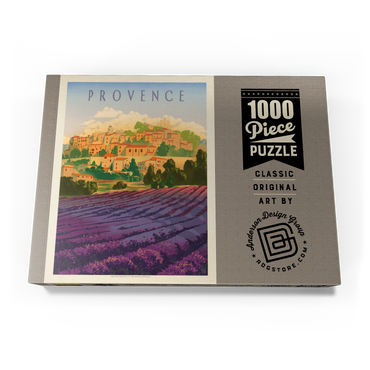 France: Provence In The Afternoon, Vintage Poster 1000 Puzzle Schachtel Ansicht3