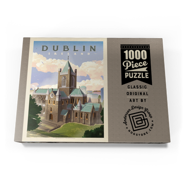 Ireland: Dublin, Vintage Poster 1000 Puzzle Schachtel Ansicht3
