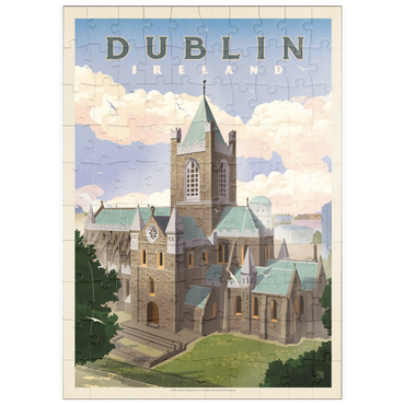 puzzleplate Ireland: Dublin, Vintage Poster 100 Puzzle