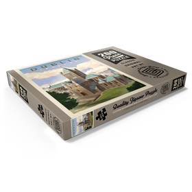 Darstellung des Puzzle Motivs Ireland: Dublin, Vintage Poster - Puzzleteile: 200