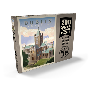 Ireland: Dublin, Vintage Poster 200 Puzzle Schachtel Ansicht2