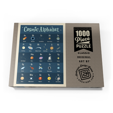 Cosmic Alphabet, Vintage Poster 1000 Puzzle Schachtel Ansicht3