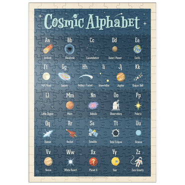puzzleplate Cosmic Alphabet, Vintage Poster 200 Puzzle