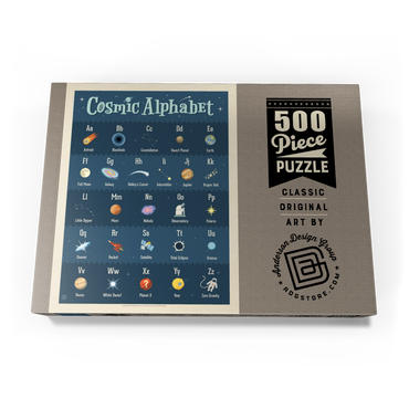 Cosmic Alphabet, Vintage Poster 500 Puzzle Schachtel Ansicht3