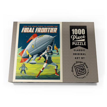Final Frontier (Join The Space Force), Vintage Poster 1000 Puzzle Schachtel Ansicht3